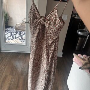 Floral Spaghetti Strap Dress